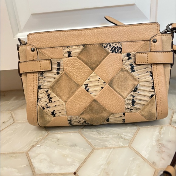 COACH Tan Leather Crossbody Bag - Picture 4 of 6